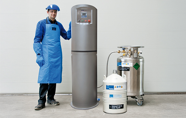 Station-service CRYOISLAND™ pour le remplissage de récipients cryogéniques