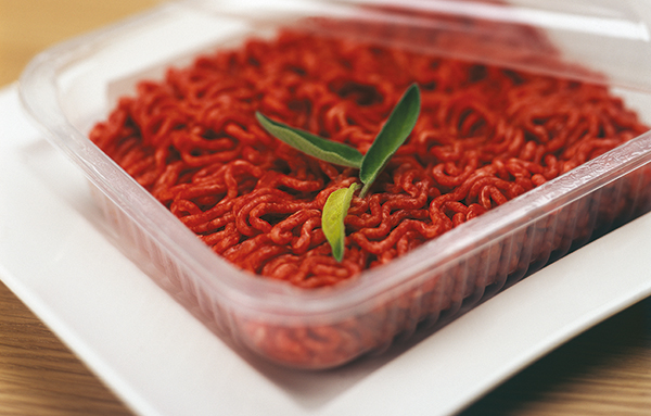 Viande hachée emballée avec MAPAX®.