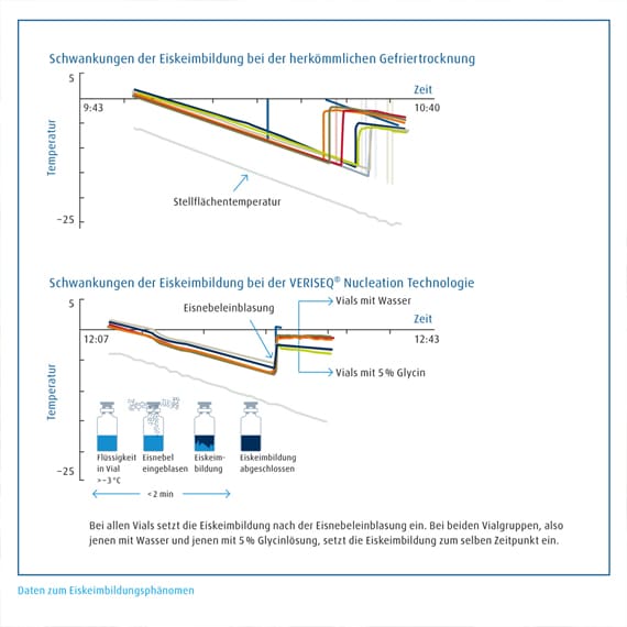 Daten zum Eiskeimbildungsphänomen