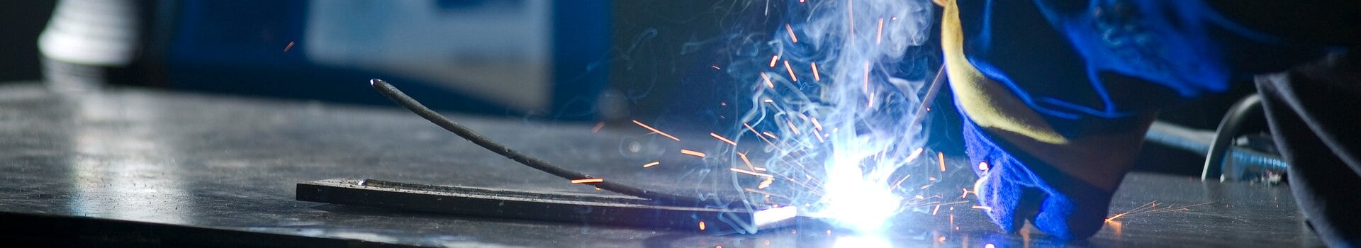 Abbildung eines Lichtbogens während des Schweißens