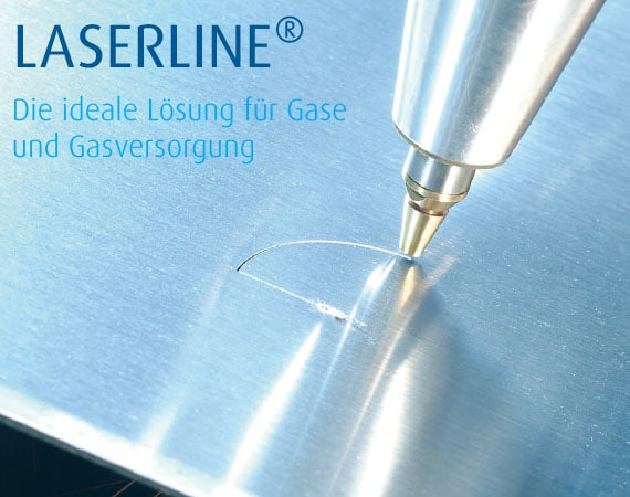 Abbildung eines Laser-Schneidprozesses