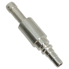 Quick connector male straight with non-return valve