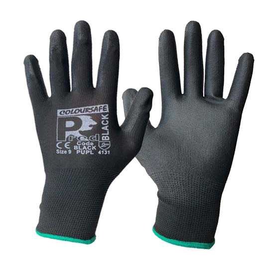 Predblack Pu Coated Glove Size 11 Industrial Gas Equipment
