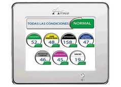 Alarma LCD remoto/local para oxígeno/aire/vacío/óxido nitroso/residuos anestésicos