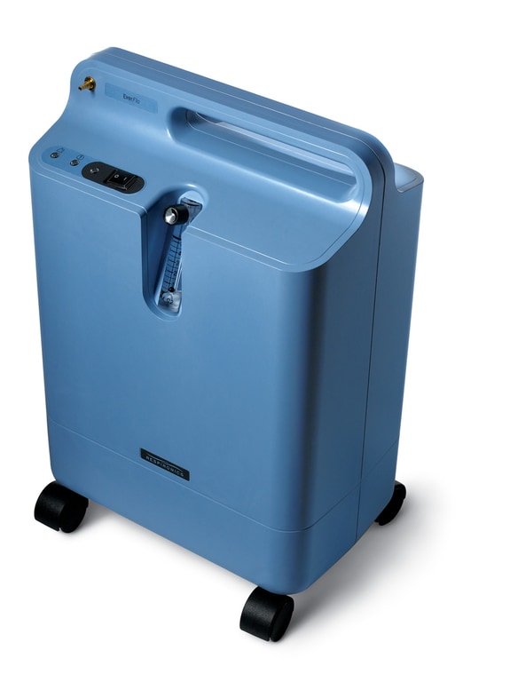 Blauwe stationaire zuurstofconcentrator