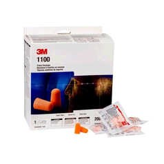 3M Uncored Earplugs. Box of 200