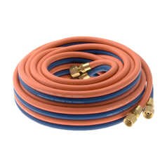 8mm Twin Gas Hose Assembly - Acet/Oxy (With Fittings)