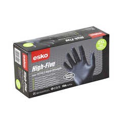 High Five Industrial Black Nitrile Gloves