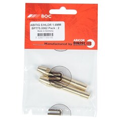 Binzel Abitig Electrode Holder. 1.6mm. Pkt 2