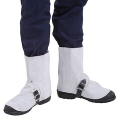 Weldguard Leather Welding Spats. Velcro Release