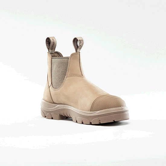 Steel Blue Hobart Elastic Sided Safety Boot with Scuff Cap BOC Gas