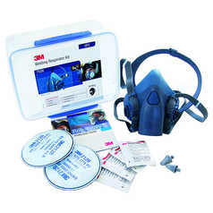 3M 7528 Half Face Respirator with Welding Starter Kit