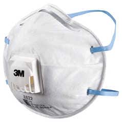 3M 8822 Cupped Disposable Respirator with Valve