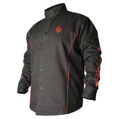Black Stallion BSX® FR Cotton Red Flame Welding Jacket