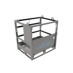 Industrial gas basket for returnable bottles