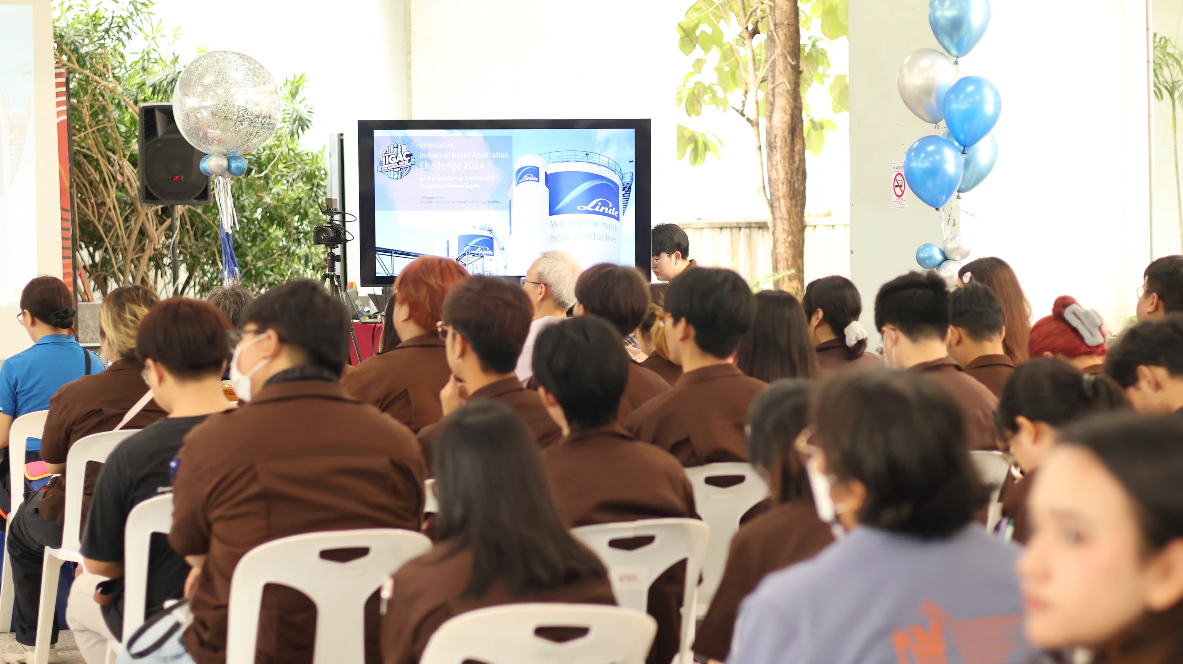 ผู้บริหารและนักศึกษาเข้าร่วมพิธีเปิดตัวโครงการ IIGAC 2024