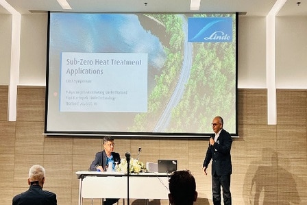 ลินเด้ร่วมบรรยายเทคโนโลยี Sub-Zero Treatment ในงานสัมมนา THTA – INTERMACH 2025