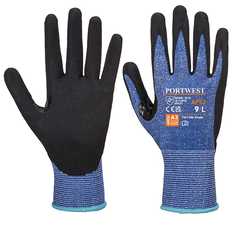 Cut 5 Ultra Glove Blue/Black SZ Large AP52