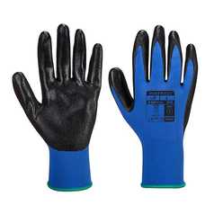 A320 Blue and Black Dexti Grip Glove
