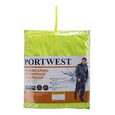Portwest 2 Piece Waterproof Rainsuit Yellow