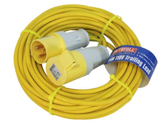 Powerplus 110V Extension Lead 16amp 14M 1.5mm, Industrial Gas, Gas  Equipment & Accessories