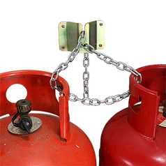 Cylinder Trolley Safety Chain Set Zinc