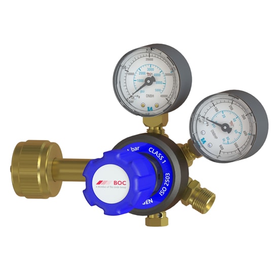 BOC Nevoc Single-Stage Oxygen Regulator 2GA 0-4 Bar | Industrial Gas ...