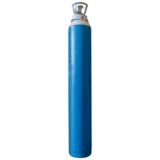 Oxygen gas clearance cylinder