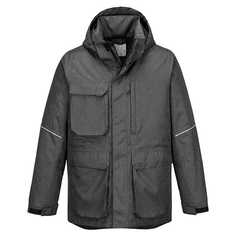 Portwest KX3 Parka Jacket Grey/Black