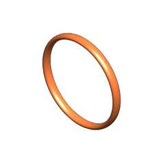 O-Ring 7/8X1X1/16 Ssil-70 Drmtr, Rust