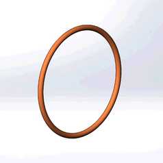 O-Ring 1 3/8X1 1/2X1/16 Ssil-70 Drmtr, Rust