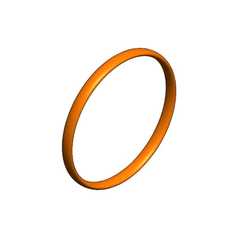 O-Ring 1 1/2 X 1 11/16 X  3/32 Ssil-70 Drmtr,Rust