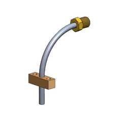 Tube,Powder Port,Sg-100 90Ƒcurved,Assy