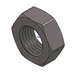 NUT,HEX JAM 3/8-24
