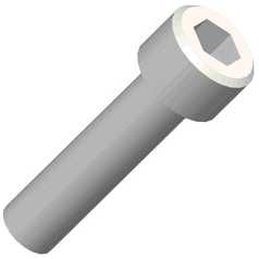 Screw, SHCS, 10-32 X 3/4 Steel Zinc Plated