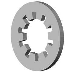 Washer, Lock, Int, #6 Star Same As 7000209