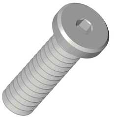 Screw, SHCS, Low Head, 6-32 X 1/2, 316 SST
