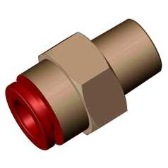 Fitting,1/4 X 1/8npt