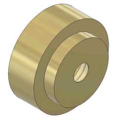 AIR CAP, GOLD, STANDARD