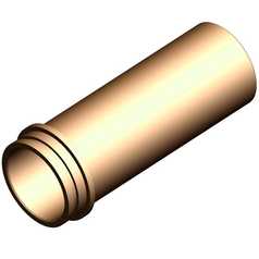 Barrel,Holder, 4”Barrel Brass,Water Cooled