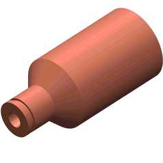 Tube,Combustion W/.375 Outlet,High Pressure