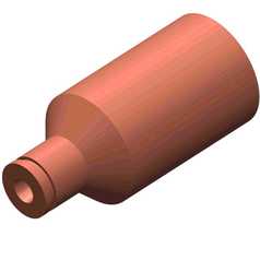 Tube,Combustion W/.375 Outlet,Super High Pressure