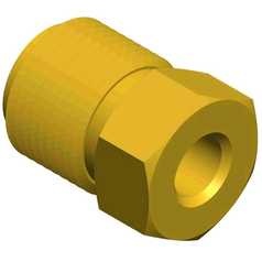 Nut, Compression, Powder Port, Model 825