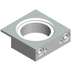 Manifold, Air Jet, Model 825 JPid, Aluminum