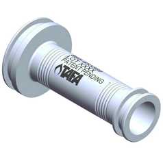 Barrel, 2.5”, Ribbed OD,11mm ID, Tapered, Aluminum