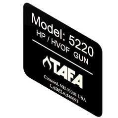 Label, JP-5000 Gun 5000-B-600-000