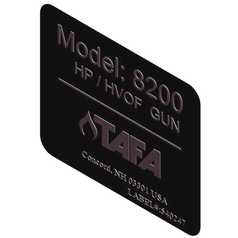 Label,HP/HVOF Torch (Gun),8200