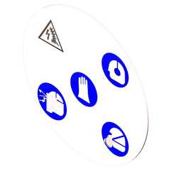 Label, Safety, Shock, Ears, Gloves, Face, Respirator