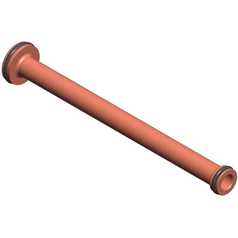 Barrel, Assy, 8.0”L, 10mm Dia Thru, O-Ring Assy