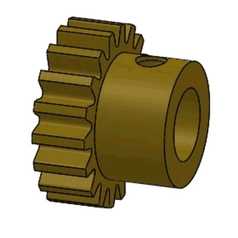 GEAR, MODIFIED  1/4” ID 8835-B-003-004